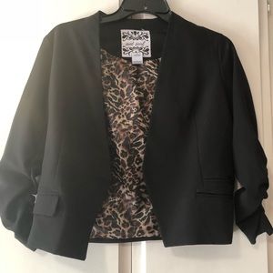 Wet seal crop 3/4 sleeve dress jacket